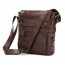 Leather messenger bag for men