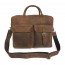 Leather satchel briefcase