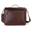 coffee Leather laptop bag for men
