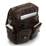 coffee leather organizer backpack