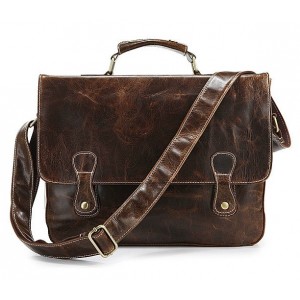 Luxury briefcase, men leather bag
