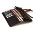 distressed Western leather wallet