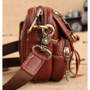 brown essenger bags leather