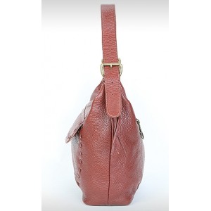 brown leather crossbody handbag
