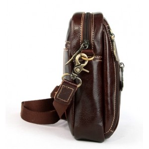 brown Messenger leather bags for women