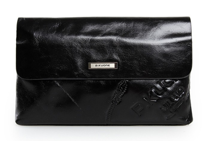 large black clutch bag