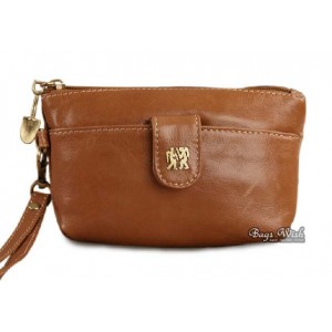 Fine leather purse, genuine leather wallet