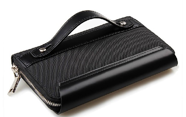 mens leather clutch bag