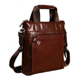 Vintage leather messenger bag for men, vintage leather shoulder bag