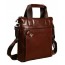 Vintage leather messenger bag for men