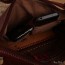 womens brown leather side bag