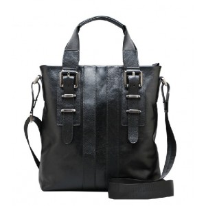 Mens bag, vintage leather shoulder bag
