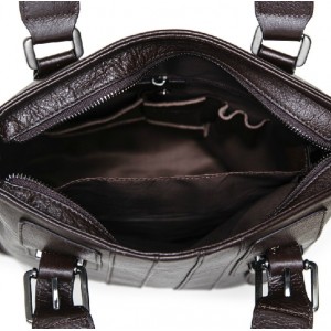 coffee vintage leather shoulder bag