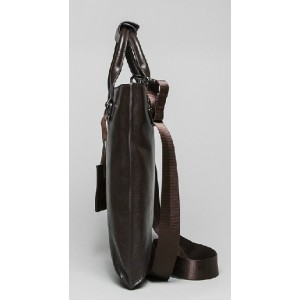 coffee Messenger bag men leather