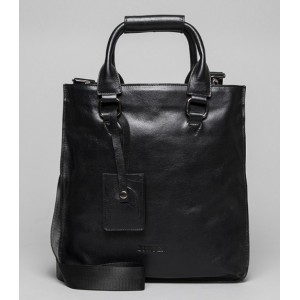 black Messenger bag men leather