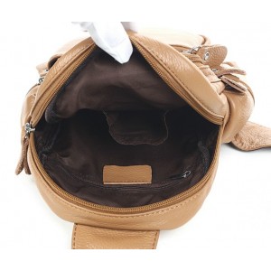 apricot backpack one strap