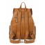 apricot Backpack purse leather