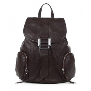 coffee Backpack purse leather