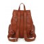 brown backpack shoulder