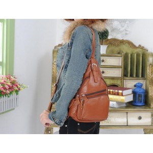 leather Backpack style purse