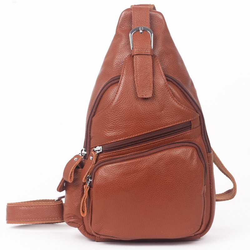 leather purse backpack style