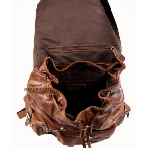 Punk leather satchel bag