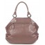 grey Leather handbags purse