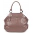 grey Leather handbags purse