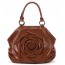 brown Leather handbags purse