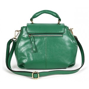 green Girl messenger bag