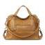 khaki Leather handbag strap