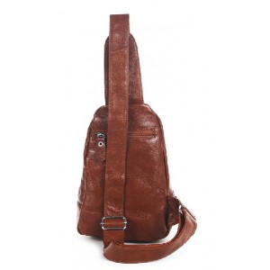 brown Backpack purse