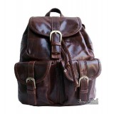 Leather satchel backpack