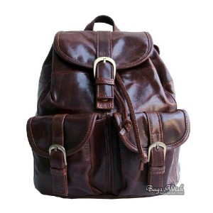 Leather satchel backpack black, coffee old school leather backpack