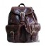 Leather satchel backpack