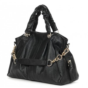 Leather fashion handbag