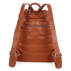 brown leather backpack purse