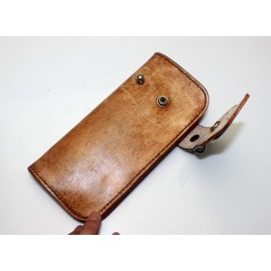 retro leather coin wallet