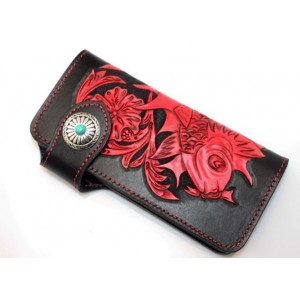 high end leather wallet