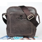 Mens leather shoulder bag