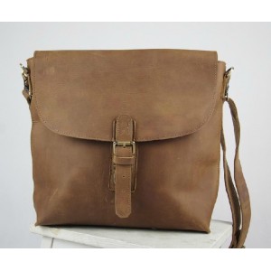 Mens leather bags, messenger bag brown