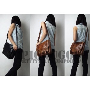 womens Messenger bag brown leather