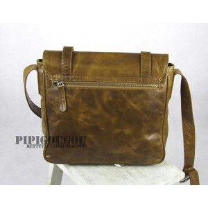 vintage Messenger bag brown leather
