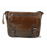 brown Nice leather messenger bag