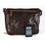 coffee Nice leather messenger bag