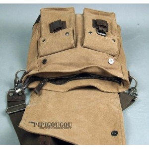 vintage military messenger bag