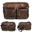 mens cool leather backpack