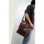 brown leather womens backpack