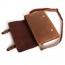 brown leather briefcase satchel