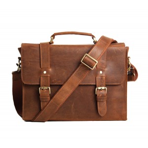 Lawyers briefcase, leather briefcase satchel